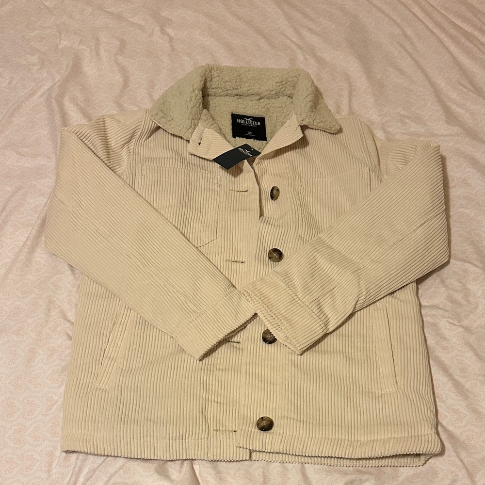 Hollister utility Sherpa coat NEW